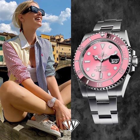 rolex con topolino chiara ferragni|Chiara Ferragni Pink Rolex Watch.